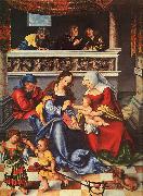 Lucas  Cranach The Holy Family France oil painting artist